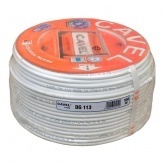 Кабель коаксиальный Cavel DG 113 VI телевизионный медный 75 Ом фиолетовая полоса [бухта 100м]