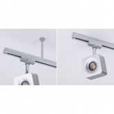 Стойка Paulmann для шинопровода URail H-105mm хром матовый