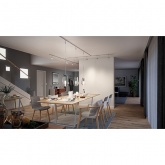 L - Коннектор Paulmann max. 1000W для шинопровода URail хром матовый