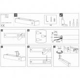 Конечное питание Paulmann max. 1000W 230V для шинопровода URail хром матовый