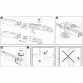 Конечное питание Paulmann max. 1000W 230V для шинопровода URail белый