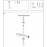 Стойка Paulmann для шинопровода URail H-105mm белый