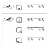 Центральное питание Paulmann max. 1000W 230V для шинопровода URail хром матовый