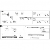 Центральное питание Paulmann max. 1000W 230V для шинопровода URail хром матовый