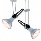 Тросовая система 4 светильника Paulmann NP Wire System GU5.3 4x4W 4x230lm 2700K 230/12V хром