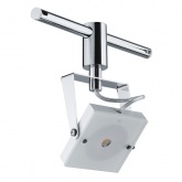 Тросовая система 4 светильника Paulmann LED Meta 4x5W 4x350lm 2700K 230/12V 10m белый/хром матовый