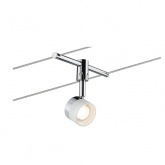 Тросовая система 4 светильника Paulmann LED Stage 4x5W 4x300lm 2700 230/12V 10m белый/хром матовый