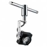 Тросовая система 5 светильников Paulmann Phase LED 5x5W 5x350lm 2700K 230/12V 10m черный/хром