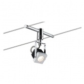 Тросовая система 5 светильников Paulmann LED Mezzo 5x5W 5x450lm 2700K 230/12V 10m белый