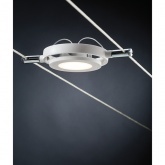 Тросовая система 6 светильников Paulmann LED RoundMac 6x4W 6x200lm 2700K 230/12V 10m матовый белый