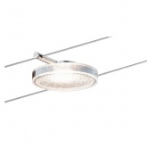 Тросовая система 5 светильников Paulmann DiscLED II 5x4W 5x250lm 2700K 230/12V 10m хром