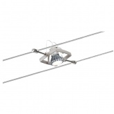 Тросовая система 5 светильников Paulmann Set MacII GU5.3 max. 5x10W 230/12V 10m сатиновый никель