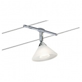 Тросовая система 5 светильников Paulmann Colmar GU4 max. 5x10W 230/12V 10m хром/сатин