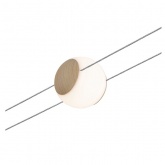 Светильник Paulmann LED 2Line Spot Lynn для тросовой системы 5W 280lm 2700K 24V d92mm цвет светлый