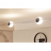 Светильник Paulmann LED 2Line Spot Emma для тросовой системы 5W 280lm 2700K 24V D92mm цвет бетон