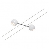 Светильник Paulmann 2Line Spot Dean для тросовой системы 2x3,5W 2x150lm 2700K 24V белый/хром