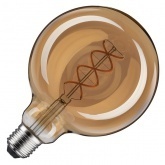Лампа филаментная светодиодная Paulmann LED Vintage Globe125 DIM 4W 2000K E27 250lm gold
