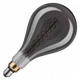 Лампа филаментная светодиодная Paulmann LED Vintage BigDrop DIM 7W 2700K E27 300lm дымчатое стекло