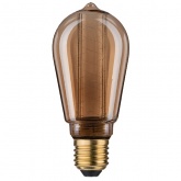 Лампа филаментная светодиодная Paulmann LED Vintage ST64 Innenkolb spiral 4W 1800K E27 200lm gold