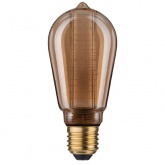 Лампа филаментная светодиодная Paulmann LED Vintage ST64 Innenkolb ring 4W 1800K E27 200lm gold