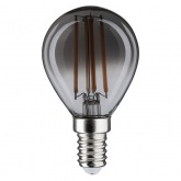 Лампа филаментная светодиодная Paulmann LED Vintage Tropfen DIM 4W 2200K E14 160lm дымчатое стекло
