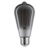 Лампа филаментная светодиодная Paulmann LED Vintage ST64 DIM 7W 2200K E27 500lm дымчатое стекло/Smok