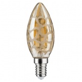Лампа филаментная светодиодная Paulmann LED Vintage Свеча 2,5W 2600K E14 Золотой кроко-лед