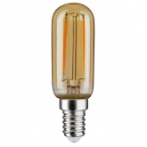 Лампа филаментная светодиодная Paulmann LED Vintage трубка 2W 1800K E14 Золото/Gold