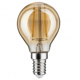 Лампа филаментная светодиодная Paulmann LED Vintage 2W 1800K E14 Золото/Gold