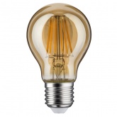 Лампа филаментная светодиодная Paulmann LED Vintage DIM 6W 1700K E27 Золото/Gold