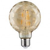 Лампа филаментная светодиодная Paulmann LED Vintage G95 DIM 7,5W 2500K E27 Золотой кроко-лед