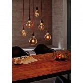 Лампа филаментная светодиодная Paulmann LED G95 4W 2700K E27 зеркальное покрытие