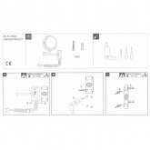 Светильник - зеркало 1x40W Belal 230V E14 Хром/Зеркало