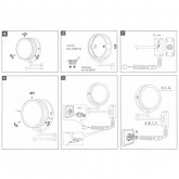 Светильник - зеркало 1x40W Belal 230V E14 Хром/Зеркало