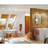 Светильник настенный 2x40W Lenia 230V E14 Хром/непрозрачный