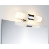 Светильник настенный 2x40W Lenia 230V E14 Хром/непрозрачный