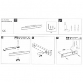 Светильник W-D Linea 60 IP44 11W LED Chr-sat