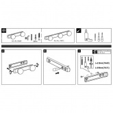 Светильник Proxima IP44 LED 3x5W, хром