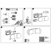 Светильник WallCeiling eckig Tucana IP44 LED 2x4,5W