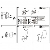 Светильник настенный Carina IP44 max. 28W G9, хром матовый