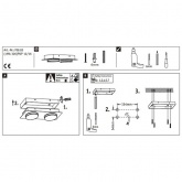 Светильник WD Doradus IP23 LED 2x5W Chr Mt/Kst