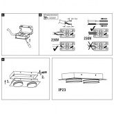 Светильник WD Doradus IP23 LED 2x5W Chr Mt/Kst