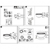 Светильник WD Sabik IP44 LED dimm 1x9W/1x4W/, белый
