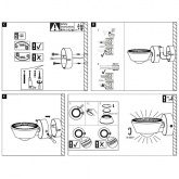 Светильник настенный Sabik IP44 LED dimm 13W Chr