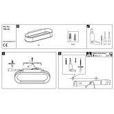 Светодиодный светильник Agena IP44 LED DIM 20W 2700K 230V 1800Lm матовый белый
