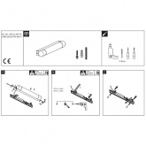 Светодиодный зеркальный светильник Orgon IP44 LED 7.5W 3000K 230V 980Lm 440mm Хром