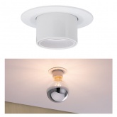 Светильник встраиваемый Paulmann Nova Retro E27 max1x10W Матовый белый