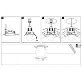 Светильник встраиваемый Paulmann Nova Retro E27 max1x10W Матовый белый