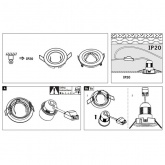 Светильник встраиваемый Paulmann Nova Retro E27 max1x10W Матовый белый