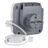 Розетка с УЗИП с двумя разъёмами USB для зарядки 5В 1000мА Legrand